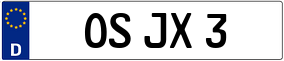 Truck License Plate